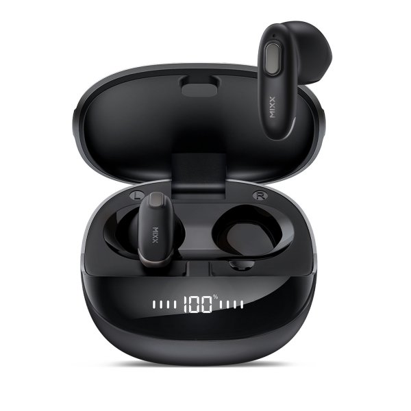 Mixx Trådløse Hovedtelefoner StreamBuds Hybrid Charge 2 Sort