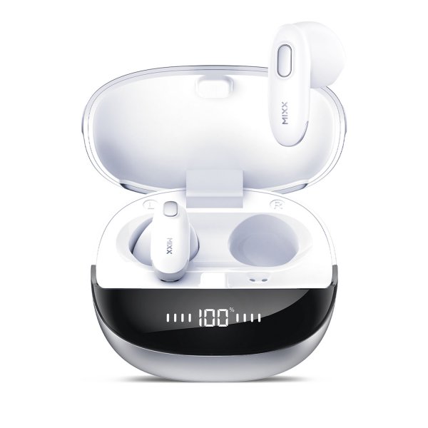 Mixx Trådløse Høretelefoner StreamBuds Hybrid Charge 2 Hvid