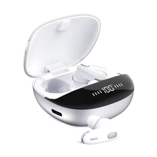 Mixx Trådløse Hovedtelefoner StreamBuds Mini Charge 2 Hvid