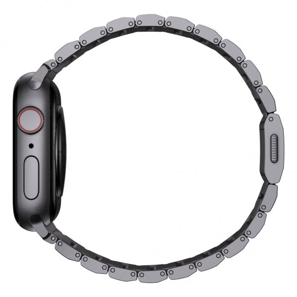 Nomad Apple Watch 44/45/46mm/Apple Watch Ultra Rem Aluminium Space Grey
