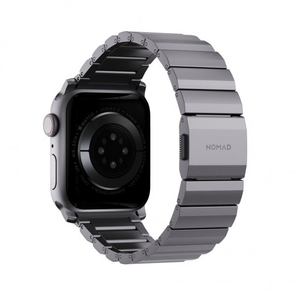 Nomad Apple Watch 44/45/46mm/Apple Watch Ultra Rem Aluminium Space Grey