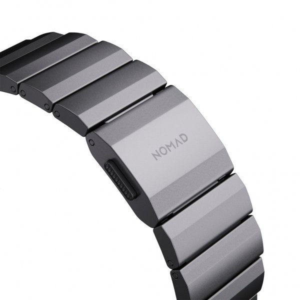 Nomad Apple Watch 44/45/46mm/Apple Watch Ultra Rem Aluminium Space Grey