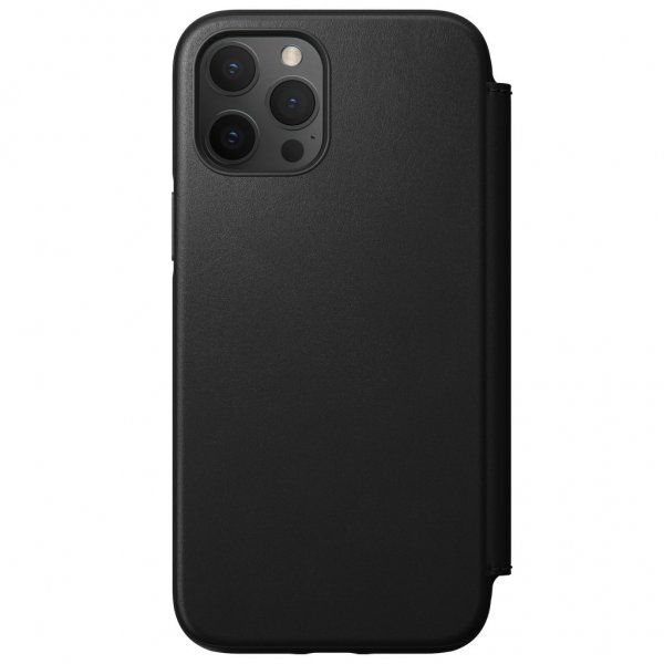Nomad iPhone 12 Pro Max Cover Rugged Folio MagSafe Sort