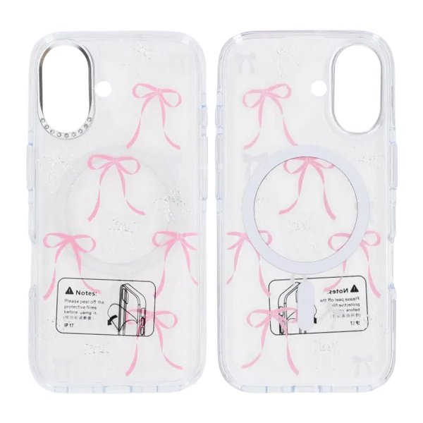iPhone 16 Cover Mønster MagSafe Roset