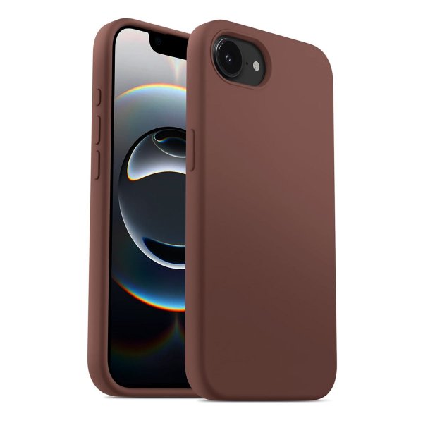 Rvelon iPhone 16e/17e Cover Silikone MagSafe Brun