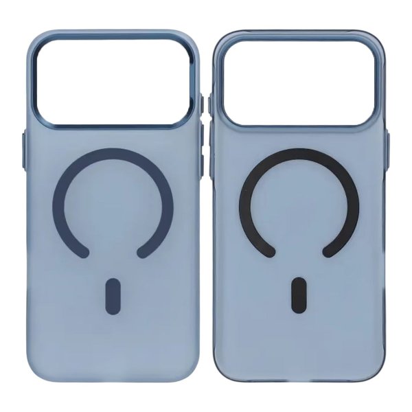 iPhone 17 Pro Max Cover Kamerasarg MagSafe Lyseblå