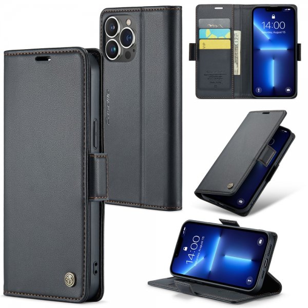 CaseMe iPhone 13 Pro Max Cover 023-serien Sort