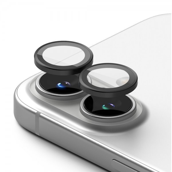 Ringke iPhone 16/iPhone 16 Plus Kamerabeskyttelse Kamera Linseramme 2-pak