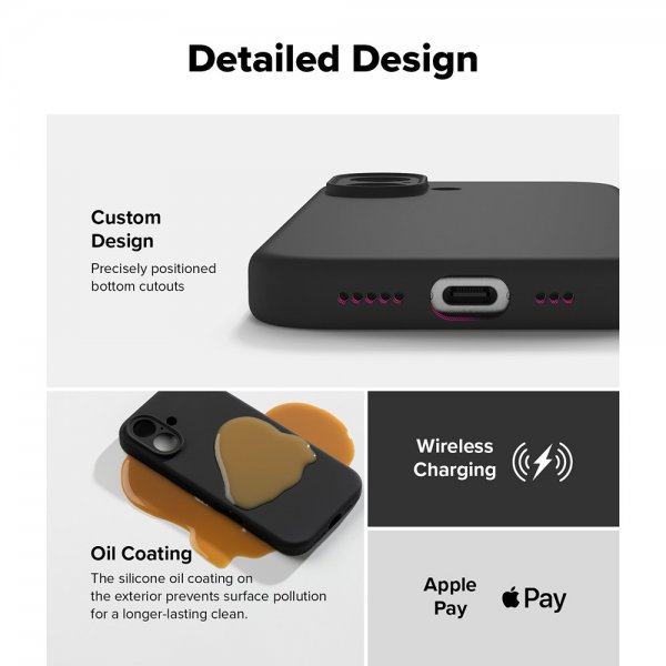 Ringke iPhone 16 Cover Silicone Magnetic Sort