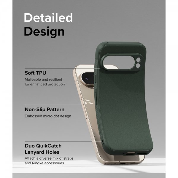 Ringke Google Pixel 9 Pro XL Cover Onyx Mørkegrøn