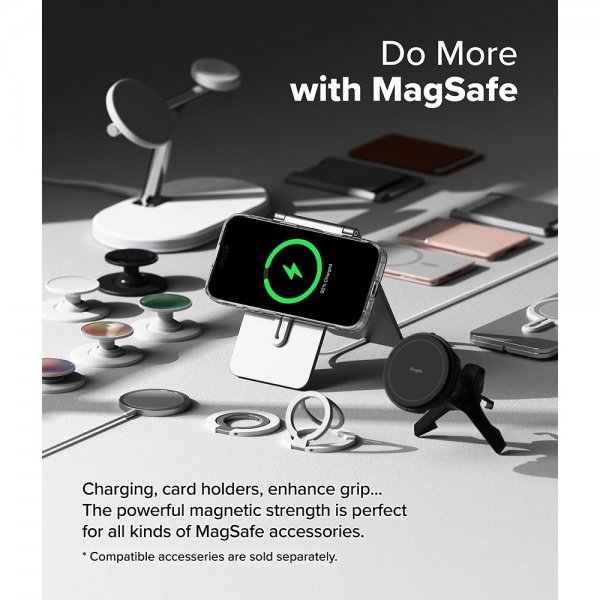 Ringke iPhone 16 Pro Max Cover Fusion Magnetic Matte Transparent