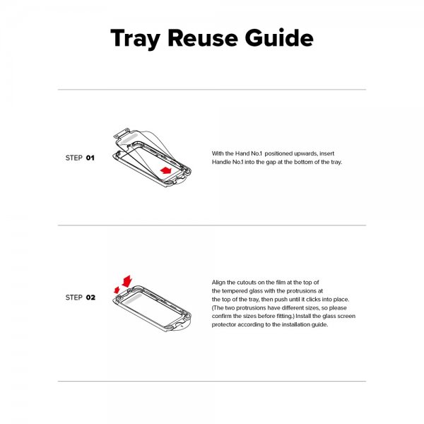 Ringke iPhone 16 Pro Max Skærmbeskyttelse Easy Slide Privacy 2-pak