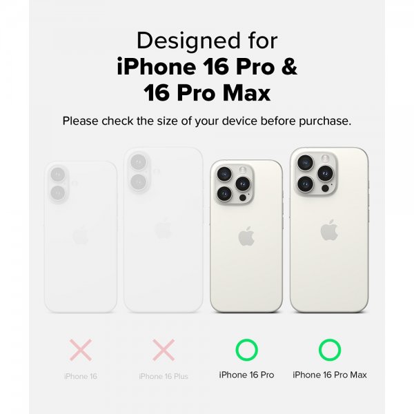 Ringke iPhone 16 Pro/iPhone 16 Pro Max Kamerabeskyttelse Kameralinse Ramme 2-pak
