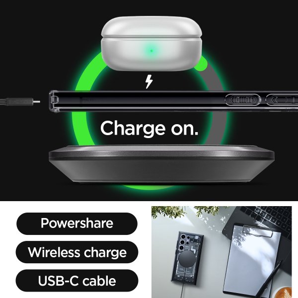 Spigen Samsung Galaxy S24 Ultra Cover Ultra Hybrid MagFit Zero One Sort
