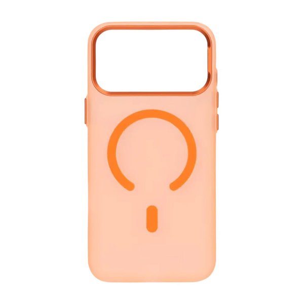 iPhone 17 Pro Max Cover Kameralinse MagSafe Transparent Orange