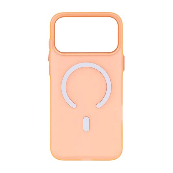 iPhone 17 Pro Max Cover Kameralinse MagSafe Transparent Orange