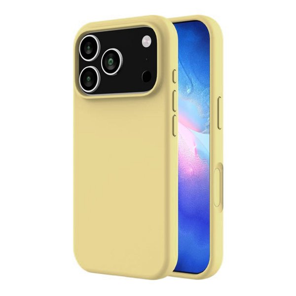 Rvelon iPhone 17 Pro Max Cover Silikone MagSafe Gul