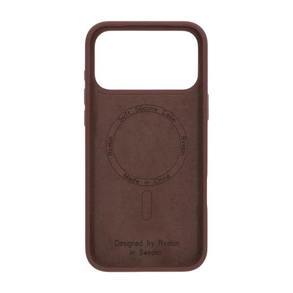 Rvelon iPhone 17 Pro Max Cover Silikone MagSafe Brun