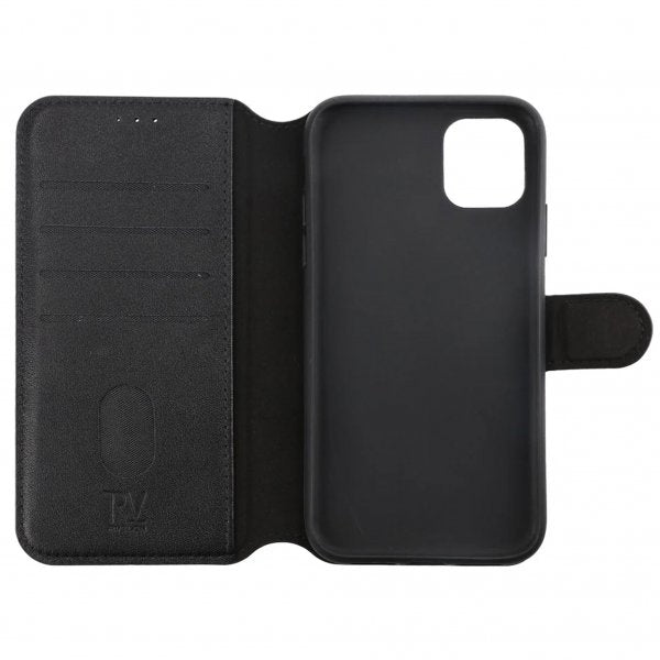Rvelon iPhone 14 Pro Max Etui Udfoldeligt Kortrum Sort