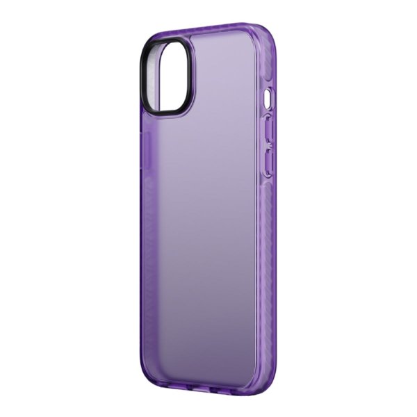 iPhone 15 Plus Cover Stødsikkert TPU Lilla