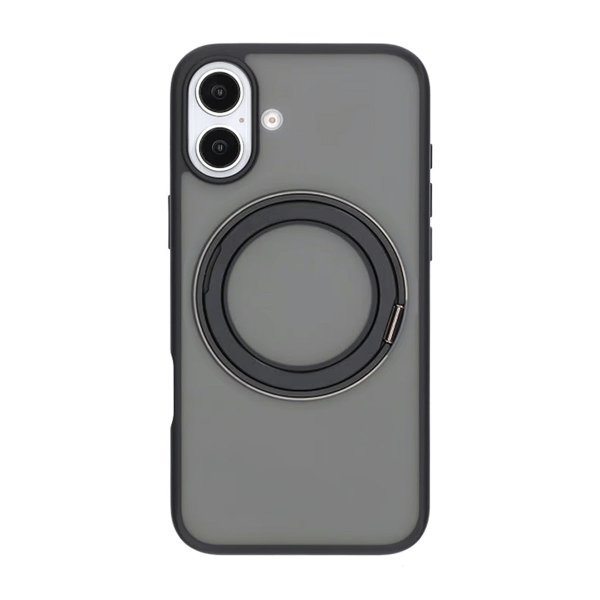 iPhone 16 Cover Roterbar MagSafe Holder Sort