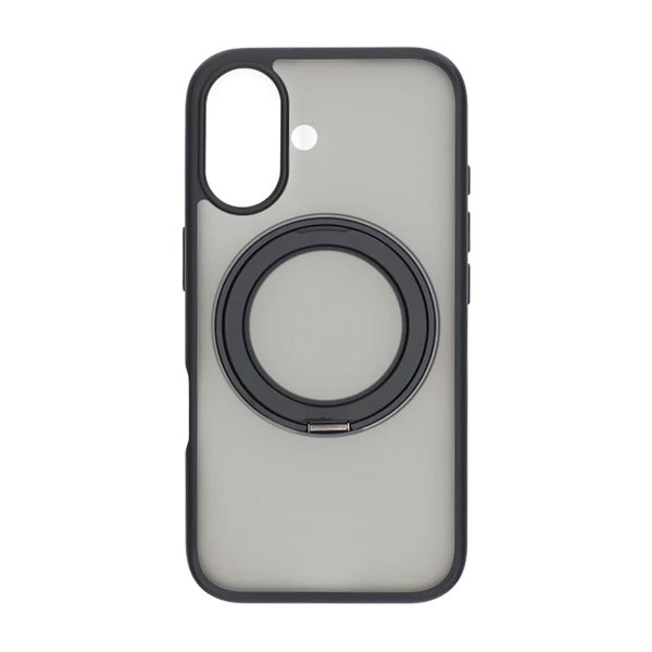iPhone 16 Cover Roterbar MagSafe Holder Sort