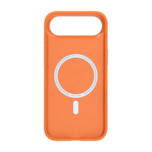 iPhone Air Cover i kunstlæder MagSafe Orange