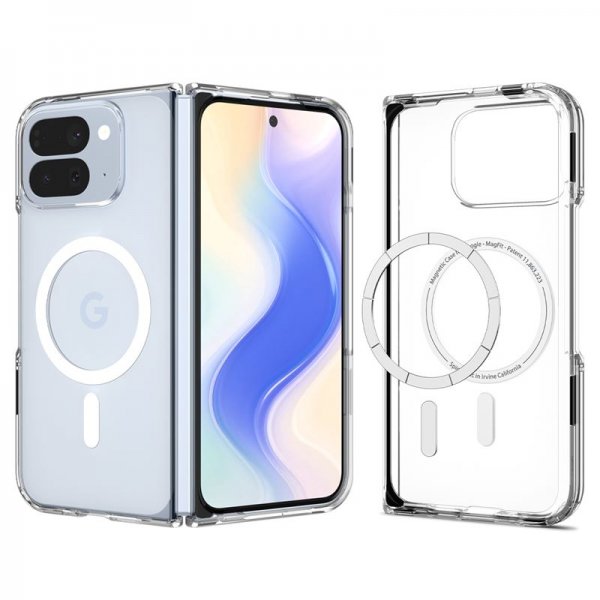 Spigen Google Pixel 10 Pro Fold Cover Ultra Hybrid MagFit Clear White