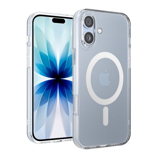 Rvelon iPhone 17 Cover Gennemsigtigt MagSafe Gennemsigtigt