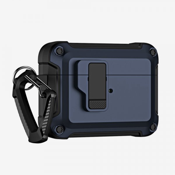 AirPods Pro 2 Cover med Karabin Mørkeblå
