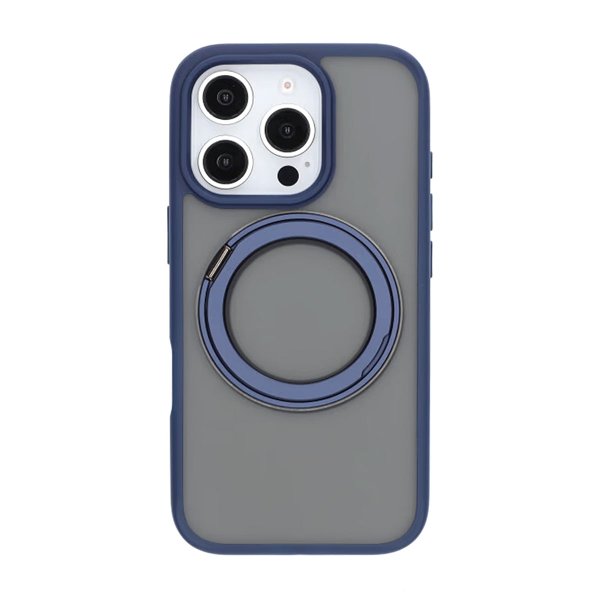 iPhone 16 Pro Cover Roterbart MagSafe Stativ Blå