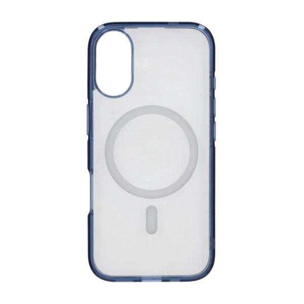 iPhone 17 Cover Transparent MagSafe Blå