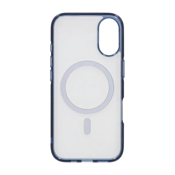 iPhone 17 Cover Transparent MagSafe Blå