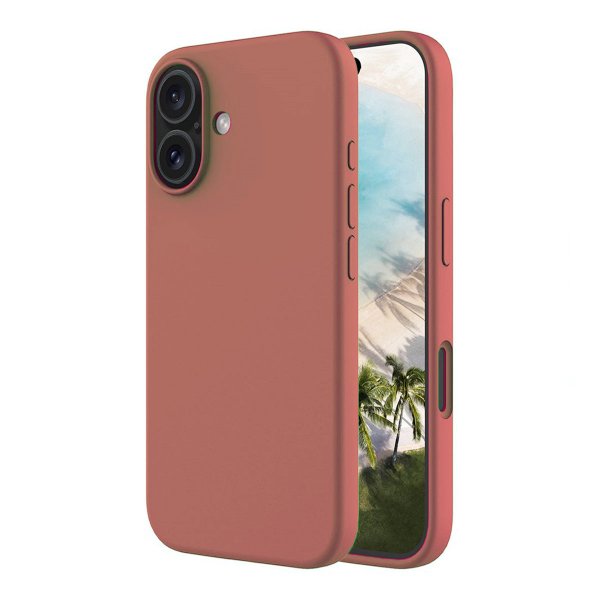 Rvelon iPhone 17 Cover Silikone MagSafe Mørk Rosa