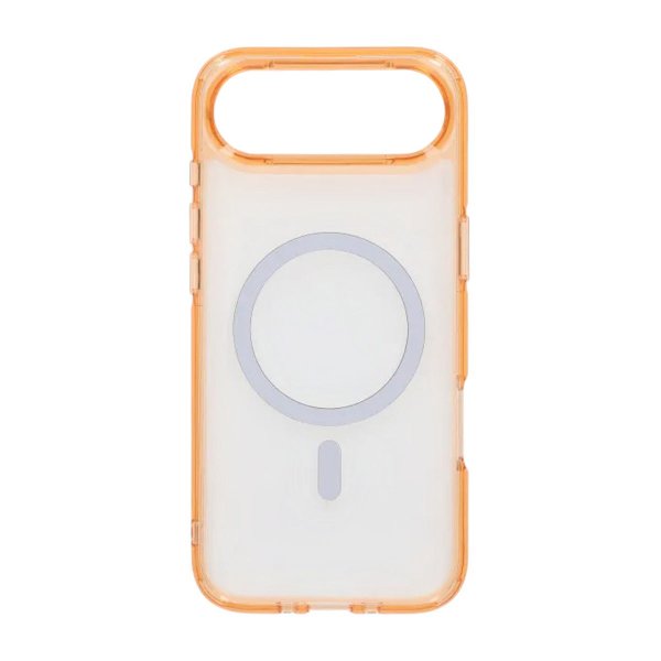 iPhone Air Cover TPU MagSafe Orange Transparent