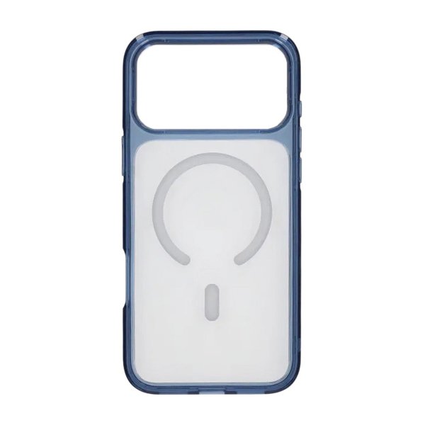 iPhone 17 Pro Max Cover Gennemsigtig MagSafe Blå