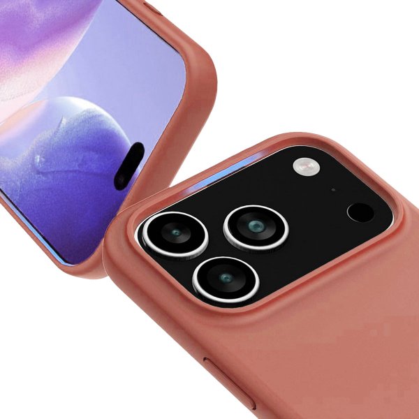 Rvelon iPhone 17 Pro Silikone MagSafe Cover Mørkrosa