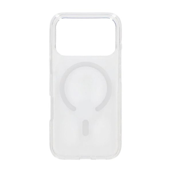 iPhone 17 Pro Max Cover Transparent MagSafe Hvid