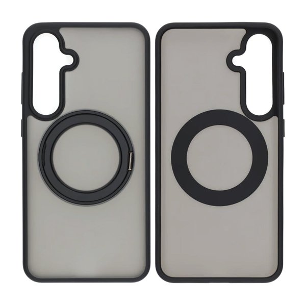 Samsung Galaxy S24 Plus Cover Roterbart MagSafe Stativ Sort
