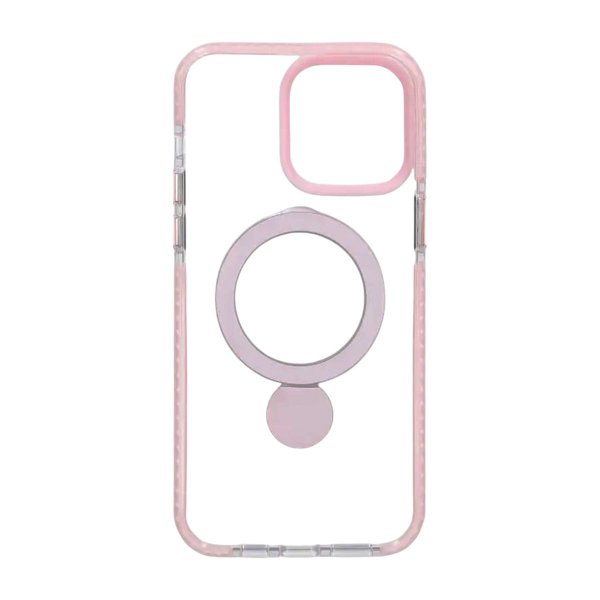 iPhone 15 Pro Max Cover Ringstander MagSafe Pink