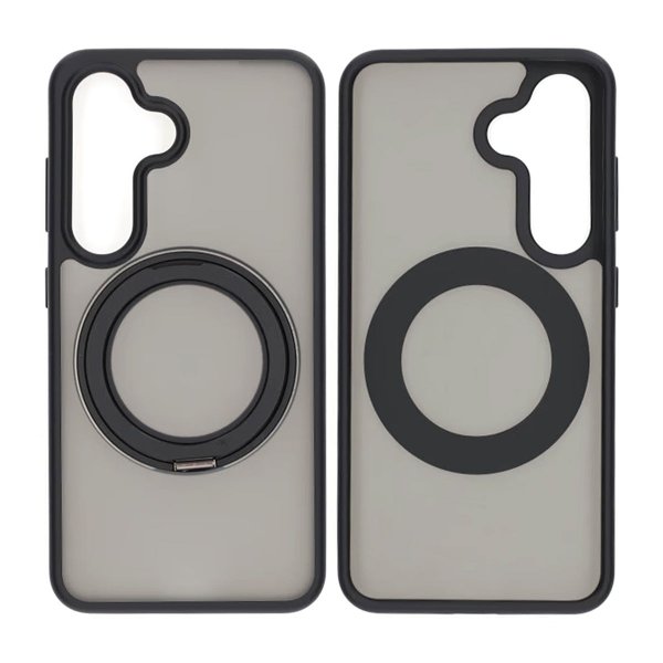Samsung Galaxy S25 Cover Roterbart MagSafe Stativ Sort