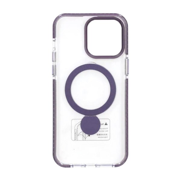 iPhone 15 Pro Max Cover Ringstativ MagSafe Lilla