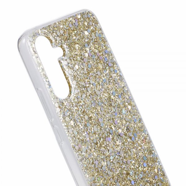Nordic Covers Samsung Galaxy A15 Cover Sparkle Series Citrine Gold