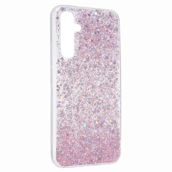 Nordic Covers Samsung Galaxy A15 Cover Sparkle Series Blossom Pink