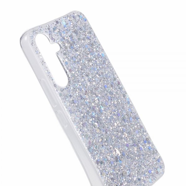 Nordic Covers Samsung Galaxy A55 Cover Sparkle Series Stardust Silver