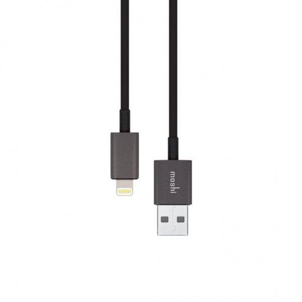 Moshi Opladerkabel USB-A til Lightning 3m Sort
