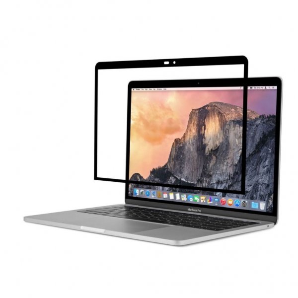 Moshi iVisor AG MacBook Air/Pro 13 Skærmbeskytter Fuld Størrelse Sort