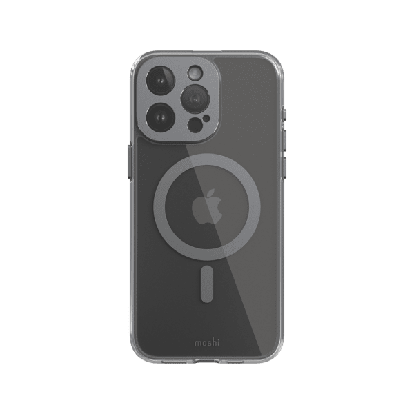 Moshi iPhone 15 Pro Max Cover iGlaze MagSafe Meteorite Grey