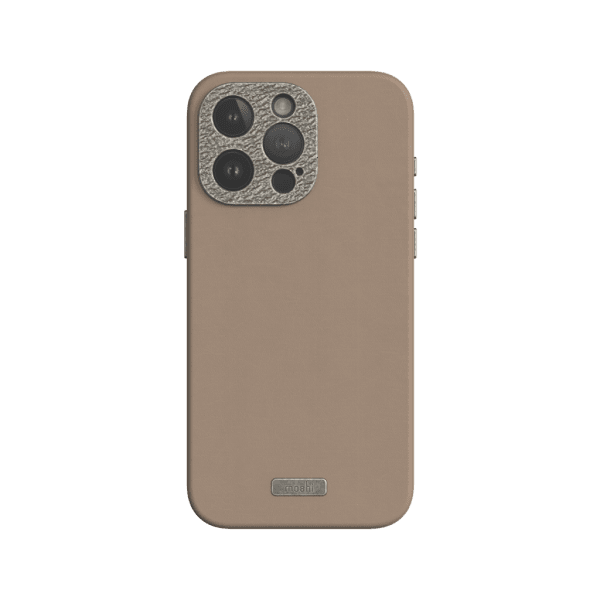 Moshi iPhone 15 Pro Max Cover Napa MagSafe Woodsmoke Brown