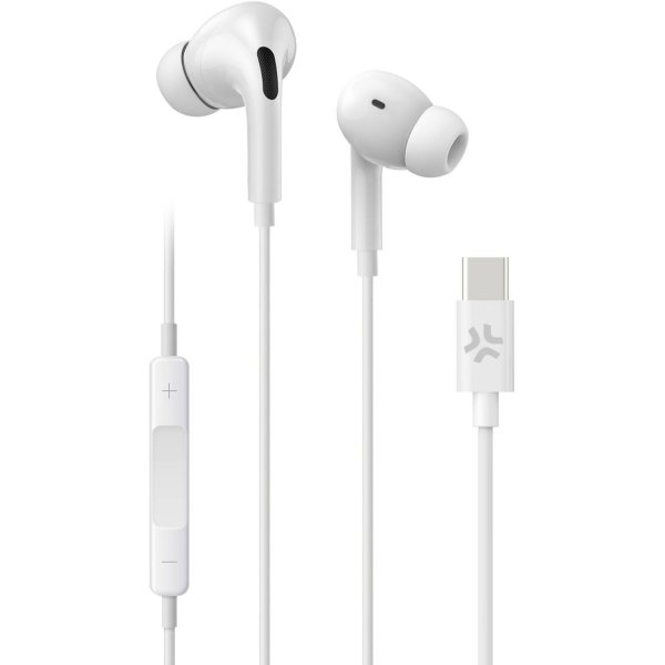 Celly Kablede Høretelefoner UP1200 In-Ear USB-C Hvid